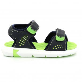 Kickers Jumangap Blue Nubuck PU Children's Sandals