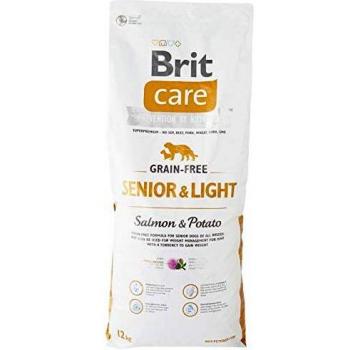 Brit Care Grain-Free Senior Salmon & Potato Comida para Perros - 12000 gr