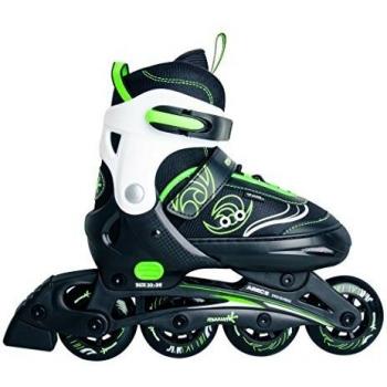 Patines en línea infantiles ajustables Muuwmi verde Talla 33-36