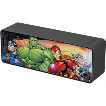 Altavoz Portátil Inalámbrico Bluetooth Stereo 2.1 Marvel Avengers 006, 10W Multicolor con Diseño de Superhéroes