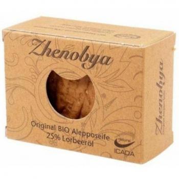 Zhenobya Jabón de Alepo Orgánico 75% Aceite de Oliva 25% Aceite de Laurel 200g