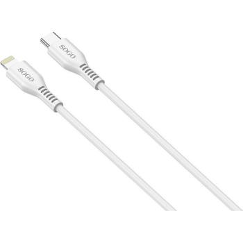 Cable de Datos USB-C a Lightning Ultra Power PD - 1 m - Blanco