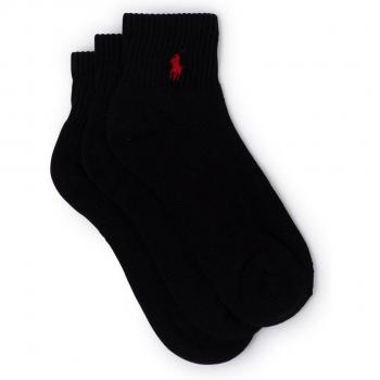 Polo Ralph Lauren - Pack de 3 Calcetines Tobilleros para Hombre con Logo Bordado