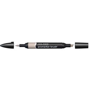 Rotulador BrushMarker con Punta Pincel Winsor & Newton Gris Cálido 2