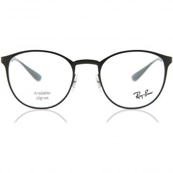 Ray-Ban RX6355 3098 Men's Black Prescription Eyeglasses Frame Size 47 with Blue Light Blocking