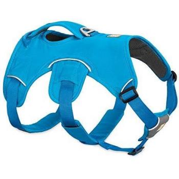 Arnés para Perros Multiusos Ruffwear, entornos difíciles, Perros de Trabajo, Razas pequeñas, Ajuste Ajustable, tamaño: pequeño, Blue Dusk, arnés Web Master, 30102-407S