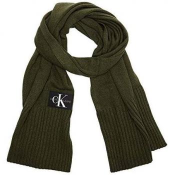 Tommy Hilfiger J Basic Men Knitted Scarf Bufanda, Verde