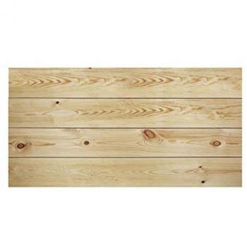 DECOWOOD - Cabecero de madera maciza en tono olivo, medidas 120x60cm y 200x80cm, fabricado a mano en España, disponible en varios acabados