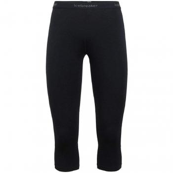 Icebreaker Merino Zone Legless Parte Inferior para Mujer, Mujer, Color Black/Mineral, tamaño Small