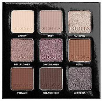 Sigma Beauty On-the-Go Eyeshadow Palette - Hazy - 9 Bold Eyeshadow Shades in Matte, Shimmer and Metallic Finishes - Highly Pigmented Vegan Eye Makeup Palette - Clean Beauty Products