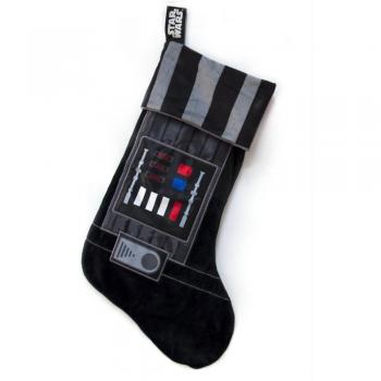 Groovy Star Wars Kids Darth Vader Christmas Stocking, Black Calcetín navideño, Negro, 1.2 x 47.3 x 27.3 centimeters Unisex Adulto