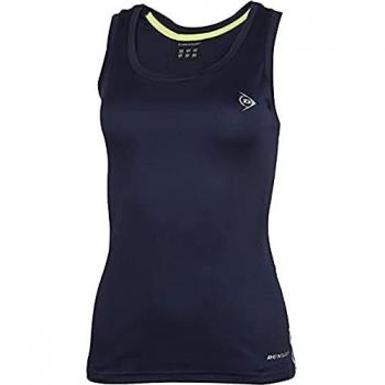 Dunlop 71366 Club Line Señora Camiseta sin Mangas, Marino, S