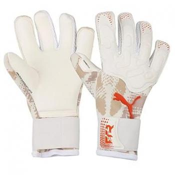Guantes de Portero Puma Future Pro Hybrid GKC Unisex Blanco/Naranja Talla 8
