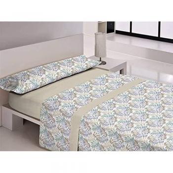 Libela MORAIRA Juego de sábanas, Polialgodón, Beig, Cama 90 cm