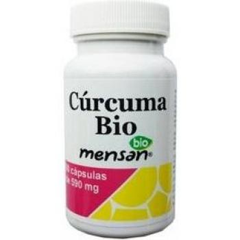 Cúrcuma Bio 700mg 60 cápsulas vegetales - Mensan, Aporte de Curcumina para apoyo a huesos y articulaciones