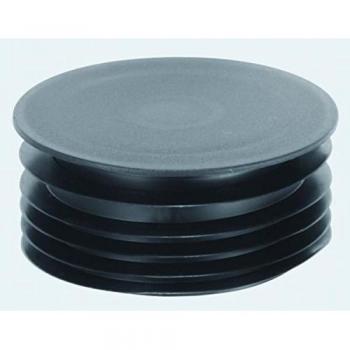 Tapón de Drenaje Extremo Negro 110mm para Plomería Inodoro McAlpine DC4-BL