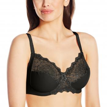 Simone Perele Caresse Deep Cup Underwire Bra in Black