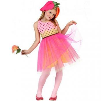 Disfraz Infantil de Flor para Niña, Talla 10-12 Años