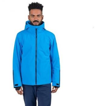Chaqueta de esquí Rossignol Strawpile con capucha, aislada e impermeable para hombre, color azul intenso, talla M