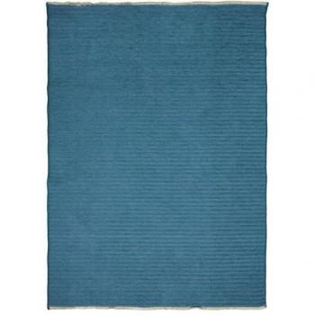 Alfombra reversible TAPIZ MODERNO 120 x 170 cm Azul petróleo