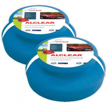 ALCLEAR 5713050M_2 Esponja Abrillantadora, 13 x 5 cm, Azul
