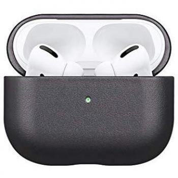 Fooyin Handmade Series Funda de Cuero para AirPods Pro, Protección Cover