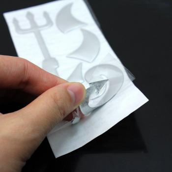 Nueva Pegatina Etiqueta 3D Estilo Demonio Diablo Decoración Logo Coche Vehículo