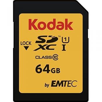 Emtec EKMSD64GXC10K Memoria Flash 64 GB SDXC Clase 10 UHS-I - Tarjeta de Memoria