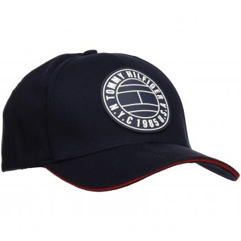 Tommy Hilfiger Round Patch Cap Gorra de béisbol, Azul
