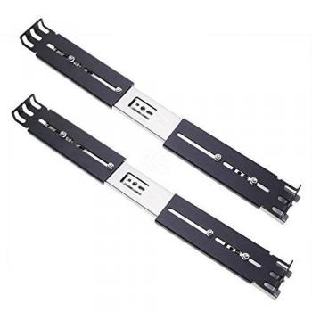 RackMatic - Guías Laterales telescópicas de 390 mm Extensibles para Caja Rack 19 IPC