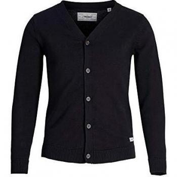 Jersey JACK&JONES Niño 11/12A Negro 12146797 PKTHNN Basic Cardigan Knit Black