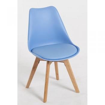 Pack 4 Sillas de Comedor Synk Basic - Azul Claro