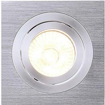 Empotrable cuadrado de techo SLV NEW TRIA 78 DL 111361 Aluminio