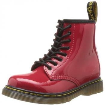 Airwalk Brooklee - Botas de charol para niñas, Rojo - Rouge