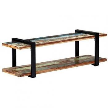 vidaXL TV Cabinet 130x40x40 cm Solid Reclaimed Wood