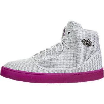 Nike Jordan Jasmine GG, Zapatillas de Running para Niñas, Blanco/Negro / Morado/Plateado