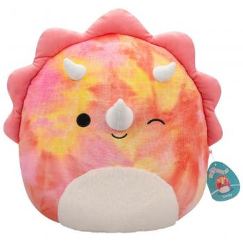 Squishmallows Triceratops con Barriga Peluda y Trinity Guiñando de 40 cm