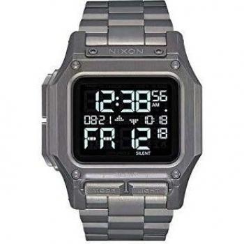 Nixon Regulus SS Men's Digital Automatic Chronograph Watch with Stainless Steel Strap