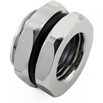 Adaptador XSPC - Pasa muro Bulkhead Nickel G1/4