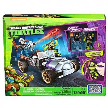 Mega Bloks - Vehículos de Carreras, Tortugas Ninja, Juego de construcción
