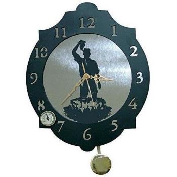 IMEX EL ZORRO El Zorro 11352-Reloj pisauvas, 374 x 312 mm, Metal, Gris, 40x34x7 cm