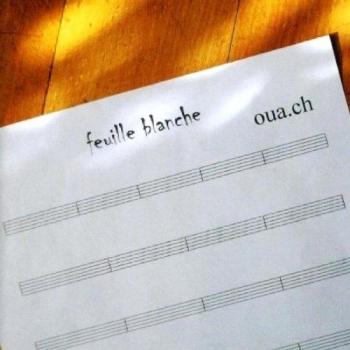 Feuille blanche