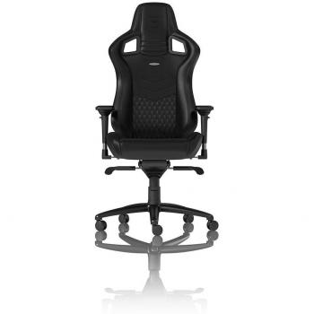 noblechairs EPIC - Silla (Asiento acolchado, Respaldo acolchado, Negro, Negro, Negro, Cuero)