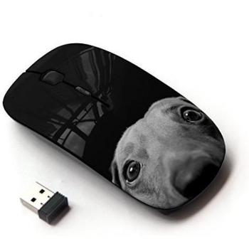 XP-Tech [ Ratón óptico 2.4G inalámbrico ] - Whippet Italian Greyhound Hound Dog