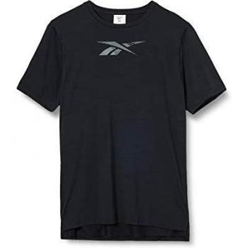 Reebok TS AC Graphic Move tee Q1 Camiseta, Hombre, Negro, L