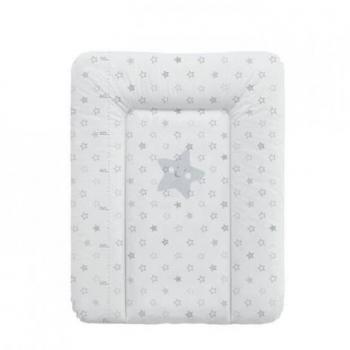 Cambiador Confort Babycalin 50 x 70 cm Gris hasta 3 años con diseño de estrella imprimido