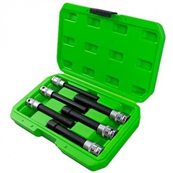 Set de 6 vasos 1/2 Torx tipo E extra largos 53915