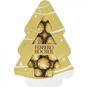 Árbol de Navidad Ferrero Rocher 150g con 12 Bombones Deliciosos