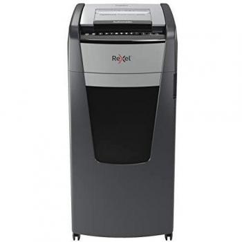 Rexel Optimum Autofeed Destructora de Papel de Alimentación Automática y Corte en Partículas P4, 600 Hojas, Papelera de 110 L, con Ruedas, 2020600X
