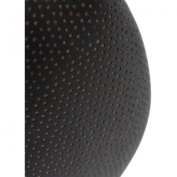 Lámpara de Techo Oriental Redonda Negra y Oro 40cm - Acero, Compatible con LED, Máx. 1 x 60W